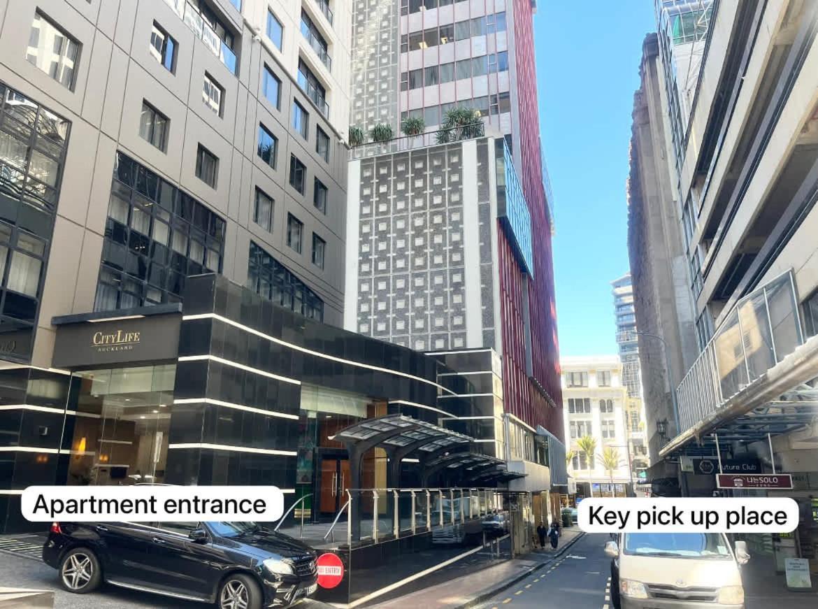Highrise Studio Apartment W/ Ac, Pool & Gym In Auckland Cbd Εξωτερικό φωτογραφία