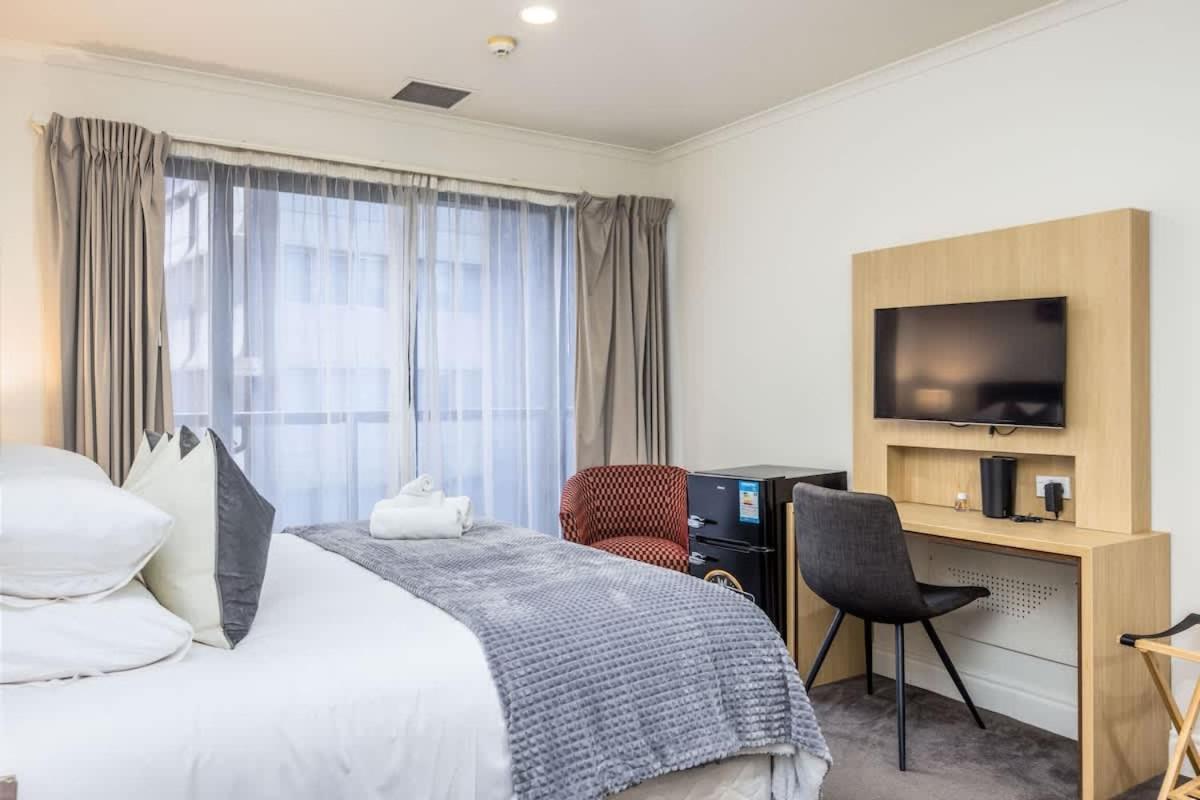 Highrise Studio Apartment W/ Ac, Pool & Gym In Auckland Cbd Εξωτερικό φωτογραφία